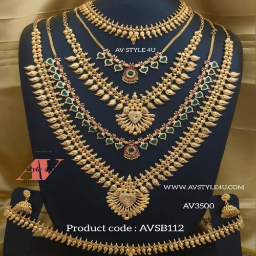 kerala model Semi Bridal Jewellery