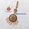 TIKKA PRODUCT CODE AVT72-499 (10) CZ Kemp Maang Tikka Jewellery