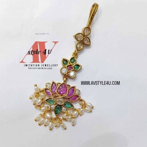 TIKKA PRODUCT CODE AVT72-499 (7) CZ Kemp Maang Tikka Jewellery
