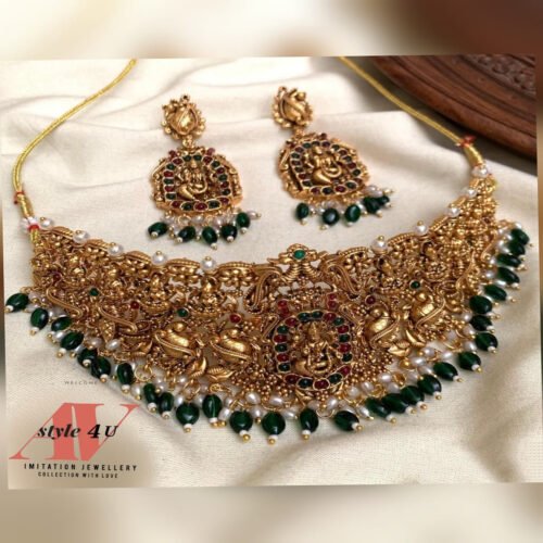 matte choker PRODUCT CODE AVCH33-750 (2) Matte Choker Jewellery