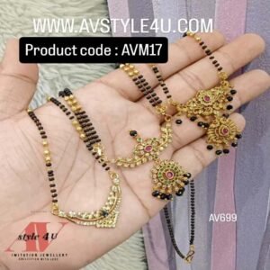 Elegant 3 Mangalsutra Combo Jewelry