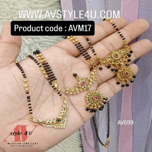 Elegant 3 Mangalsutra Combo Jewelry