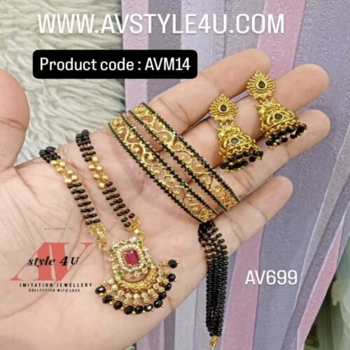 Mangalsuthra & Bangles Combo Set