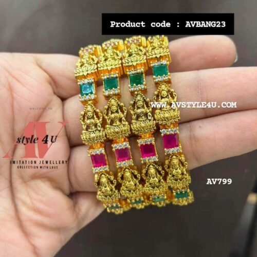 CZ Lakshmi Bangles