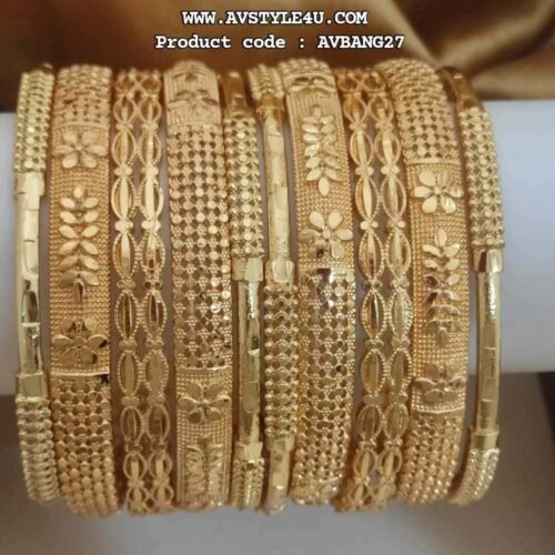 CZ Micro-Plated Bangles Set