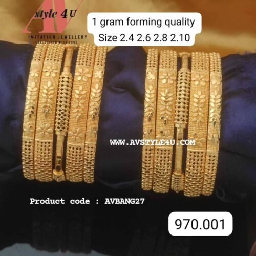 CZ Micro-Plated Bangles Set