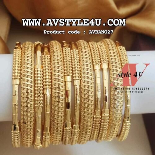 CZ Micro-Plated Bangles Set