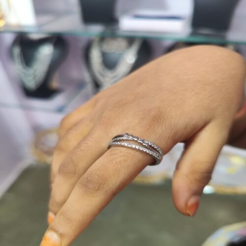CZ Stones Silver Finger Ring