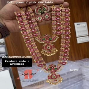 CZ Non-Idol Combo Jewellery Set