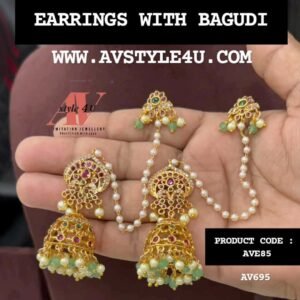 Elegant Earrings with Bagudi