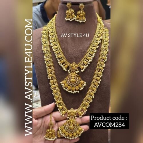 Lakshmi Kasula Peru Gutta Pusala Combo Jewellery