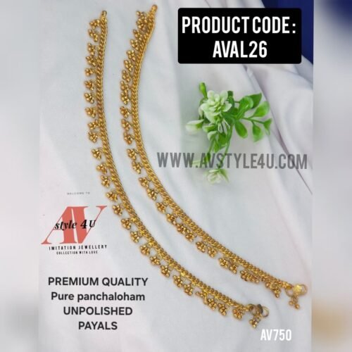 Pure Panchaloham Anklets