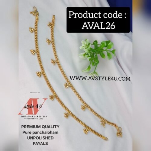 Pure Panchaloham Anklets