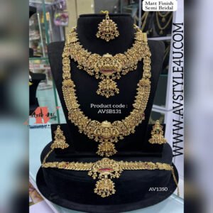 Antique Matte Semi bridal Jewellery