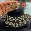 CZ Bridal Choker PRODUCT CODEAVN373 3600-GREEN CZ Bridal Choker