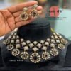 CZ Bridal Choker PRODUCT CODEAVN373 3600 -NAVY BLUE CZ Bridal Choker
