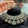 CZ Bridal Choker PRODUCT CODEAVN373 3600-sky blue CZ Bridal Choker