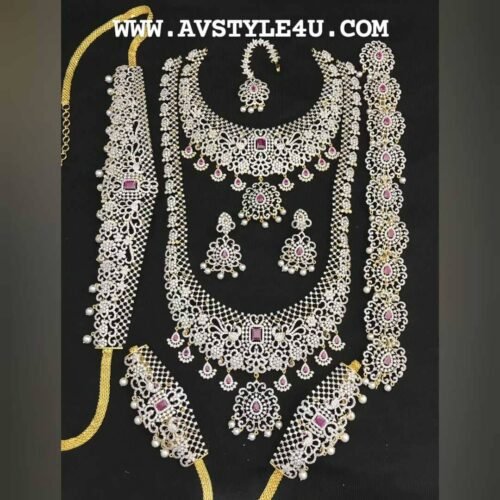 CZ Bridal Set Jewellery