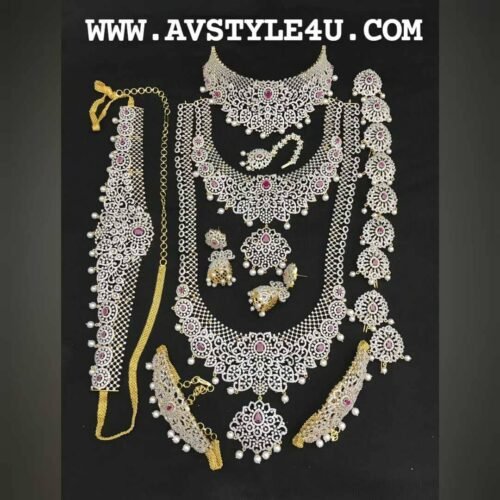 CZ Bridal Set Jewellery