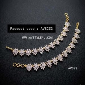 CZ-Diamond-Finish Earchains