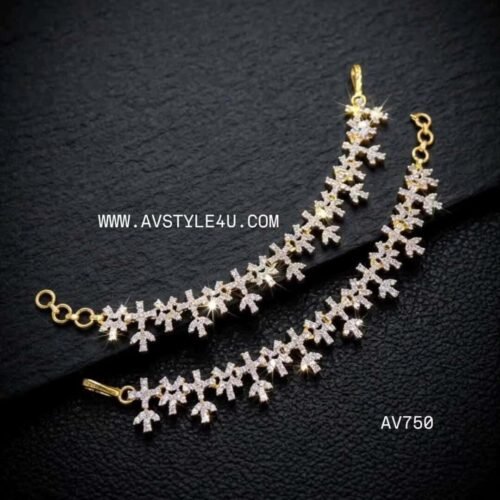 CZ Diamond Finish Earchians PRODUCTCODEAVEC32-750 CZ-Diamond-Finish Earchains