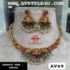 Elegant Lakshmi Necklace Set