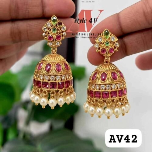 Premium-Quality AD Earrings