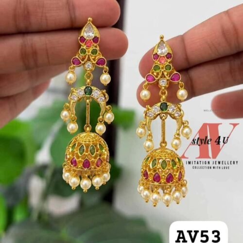 Premium-Quality AD Earrings