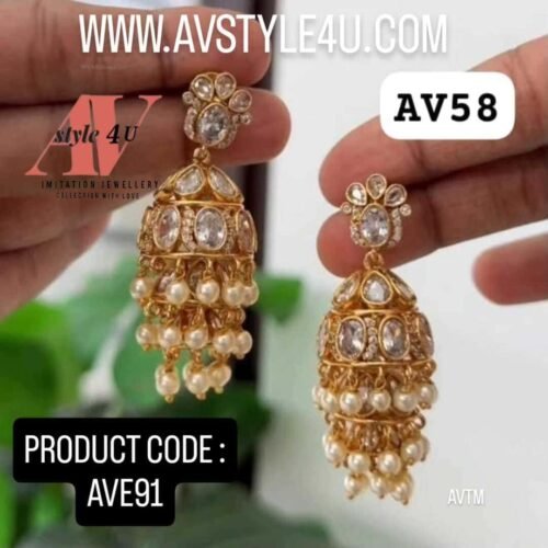 Premium-Quality AD Earrings