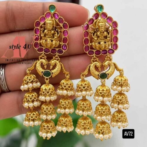 Premium Quality AD Earrings PRODUCT CODEAVE91-720 Premium-Quality AD Earrings