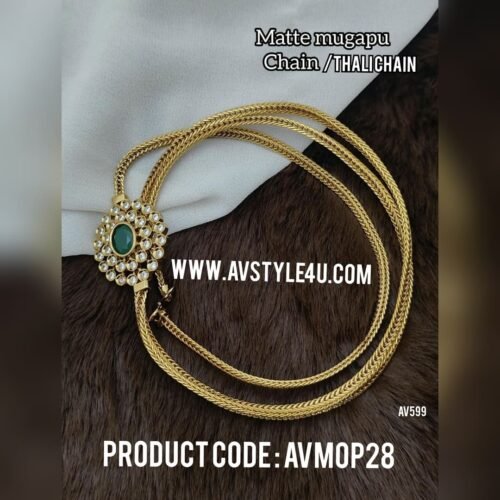 Traditional Gold Tone MOP Or Thali Chain jewellery for Women PRODUCTCODEAVMOP28-599 Gold Tone Thali Chain