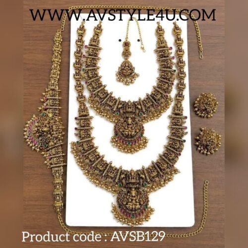 Trending lakshmi semi bridal jewellery PRODUCTCODEAVSB129-1500 Lakshmi Semi-Bridal Jewellery