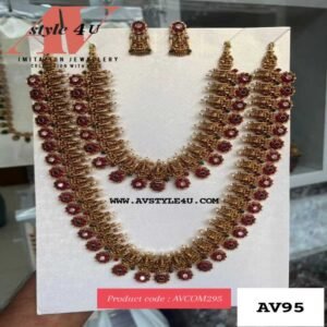 Chatinad Lakshmi Necklace and Haram Combo