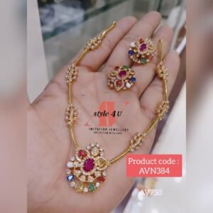Multi-Colour Kanti Model Necklace